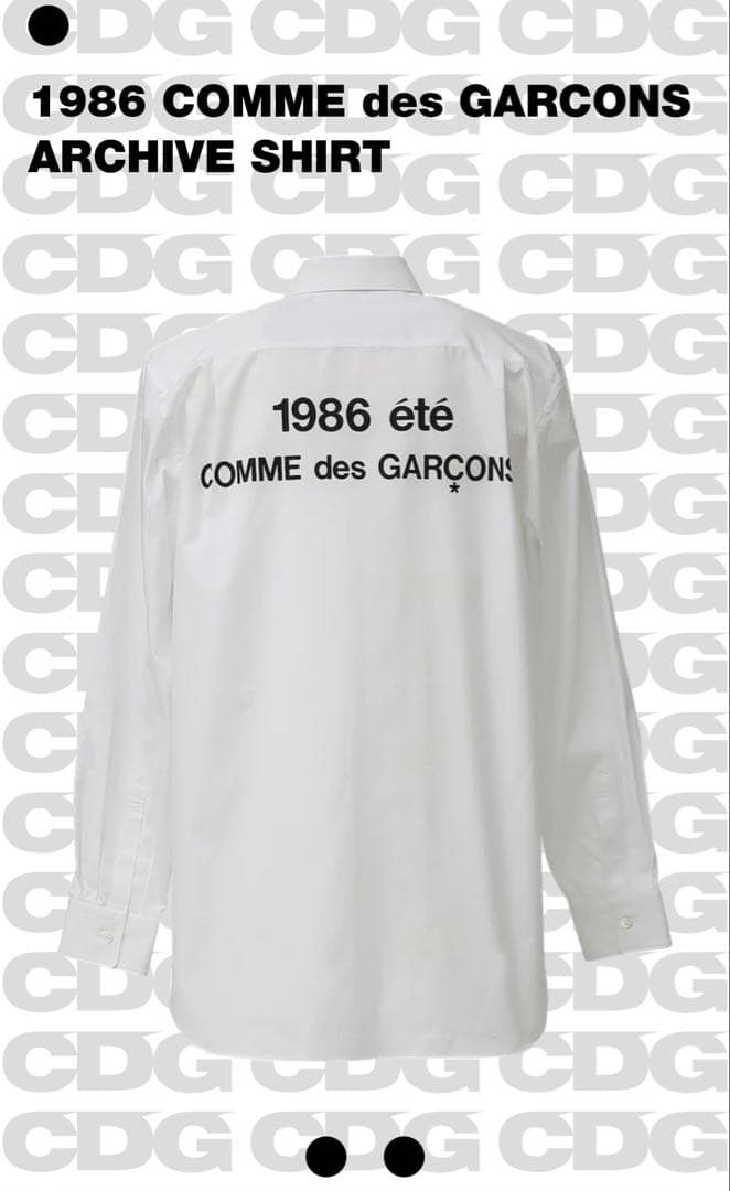 トップス COMME des GARCONS ARCHIVE SHIRT