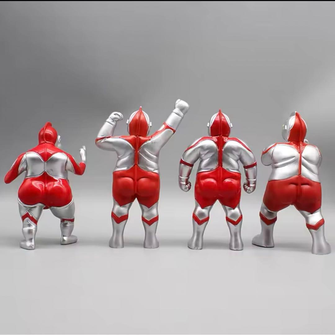 パロディ】帰ってくれ！デブトラマン4体セット☆特撮ヒーロー☆即納