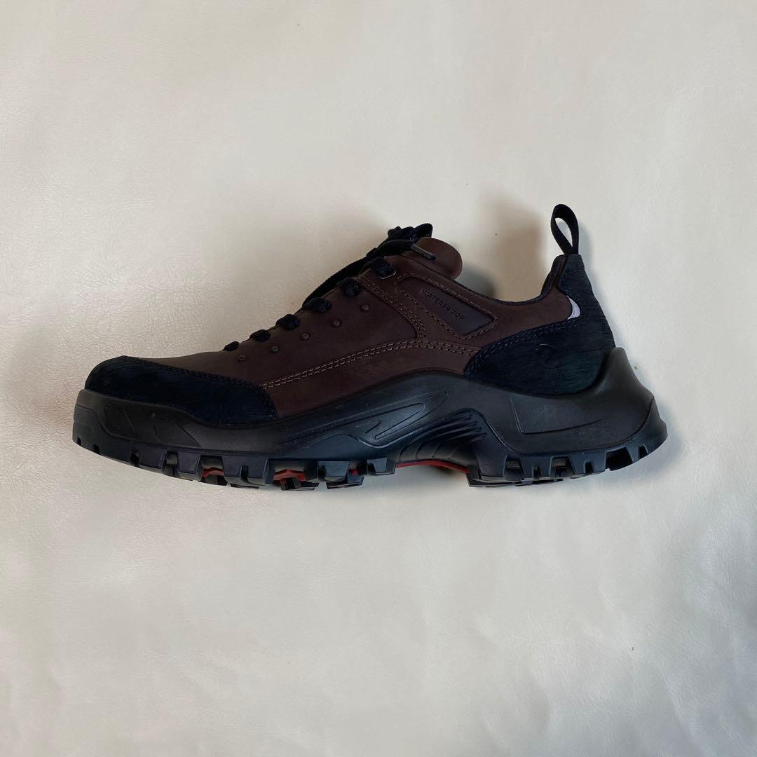 ecco エコー　メンズ　スニーカー　27.5cm ブラック/モカ