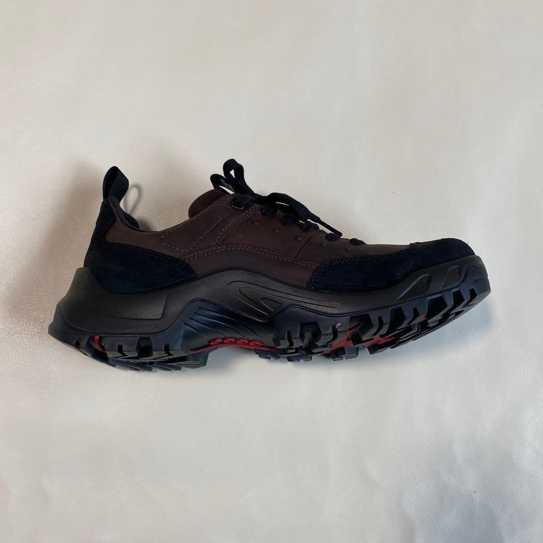 ecco エコー　メンズ　スニーカー　27.5cm ブラック/モカ