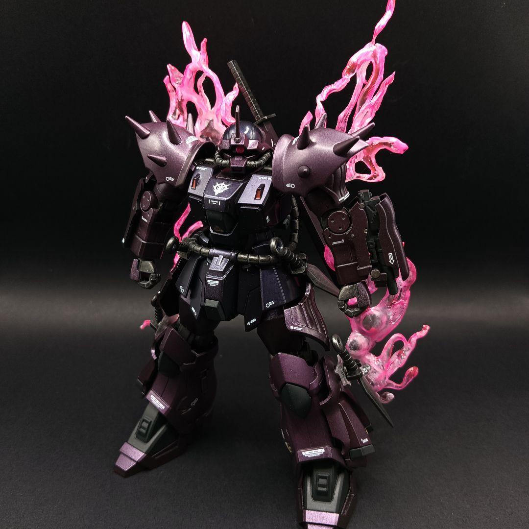 HGUC 1/144イフリートナハトつや消しキャンディ全塗装完成品自作エフェクト