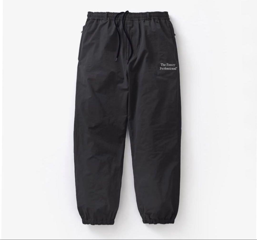 ENNOY CPN HOODIE 黒×白 シャカシャカ テック セットアップ