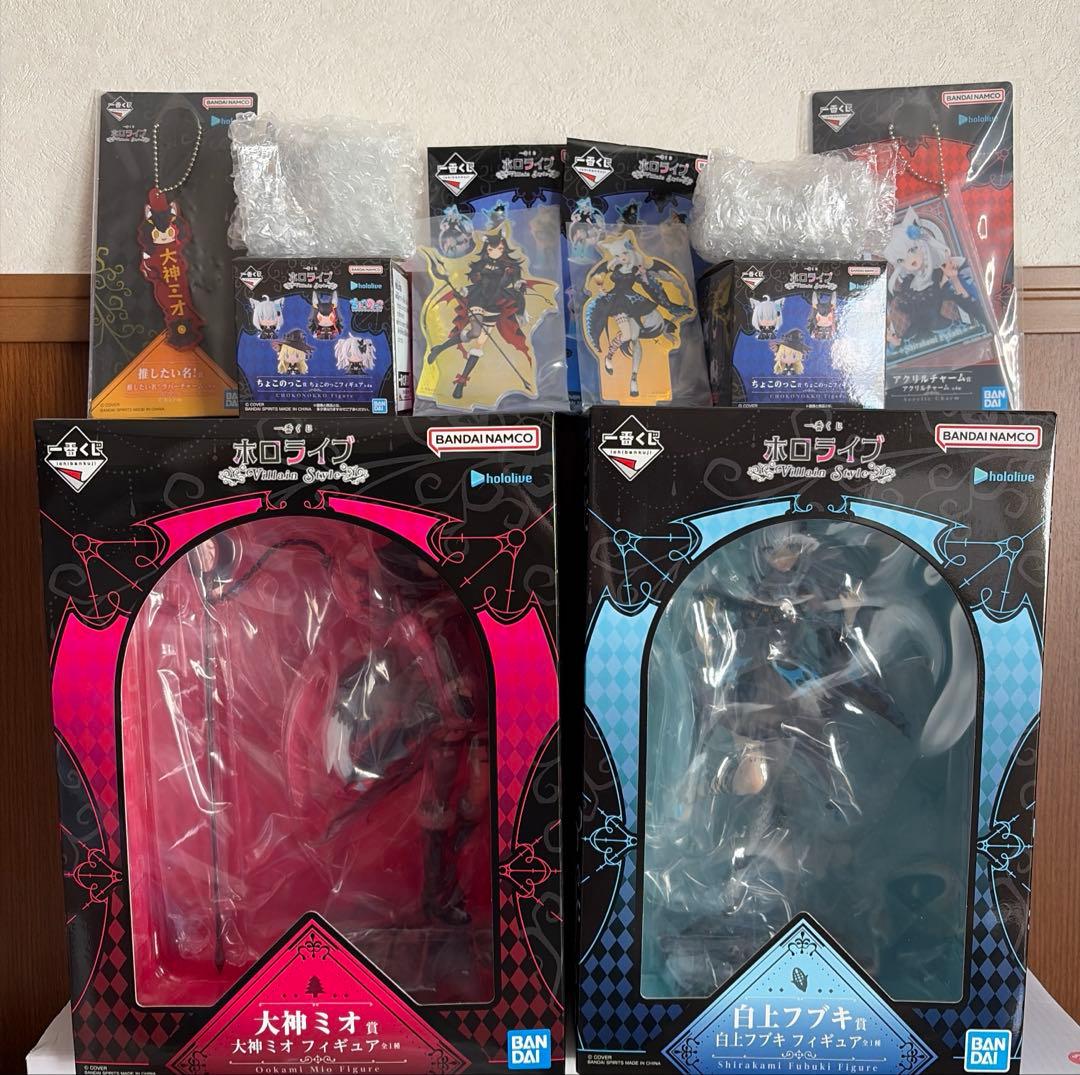 ホロライブ 大神ミオ 白上フブキ　フィギュア 2体セット　一番くじ 楽天市場】ホロライブ POP UP PARADE 白上フブキ&大神ミオ 2体セット