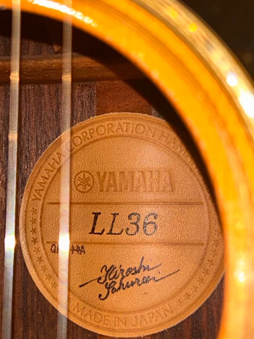YAMAHA LL36 ピックアップ付き 専用ハードケース付き - メルカリ