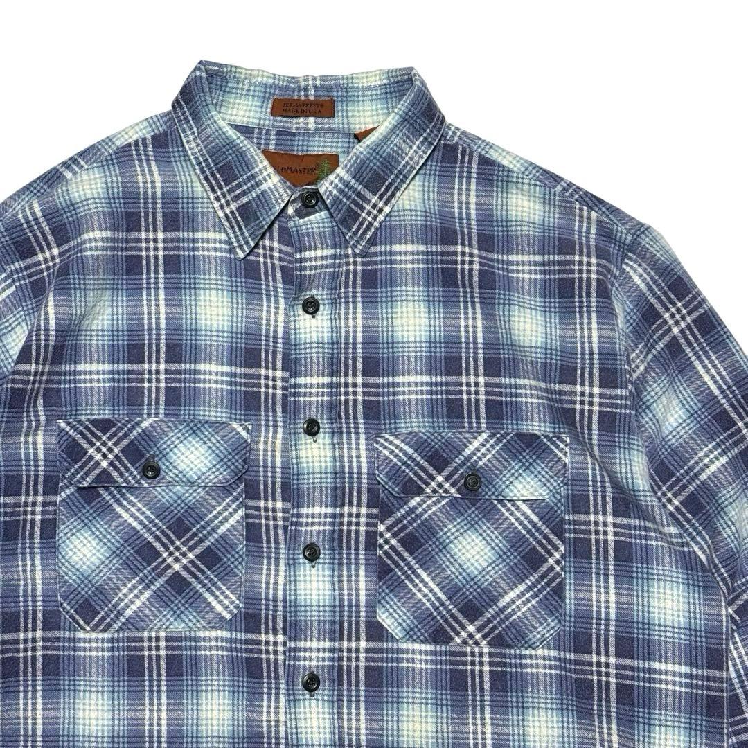 希少XL好配色 70s Sears Fieldmaster オンブレ ネルシャツ - メルカリ