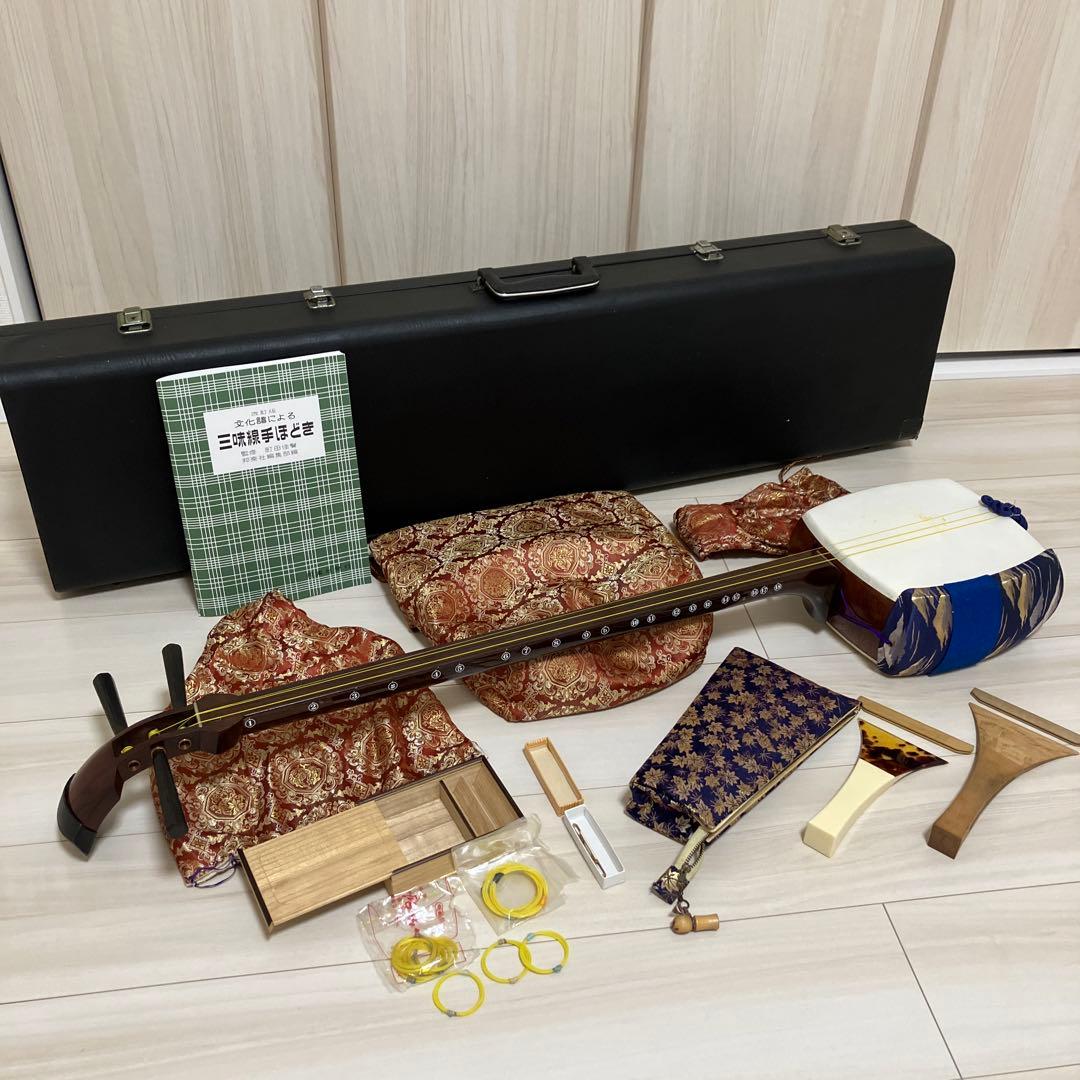 三味線　ハードケース　付属品セット