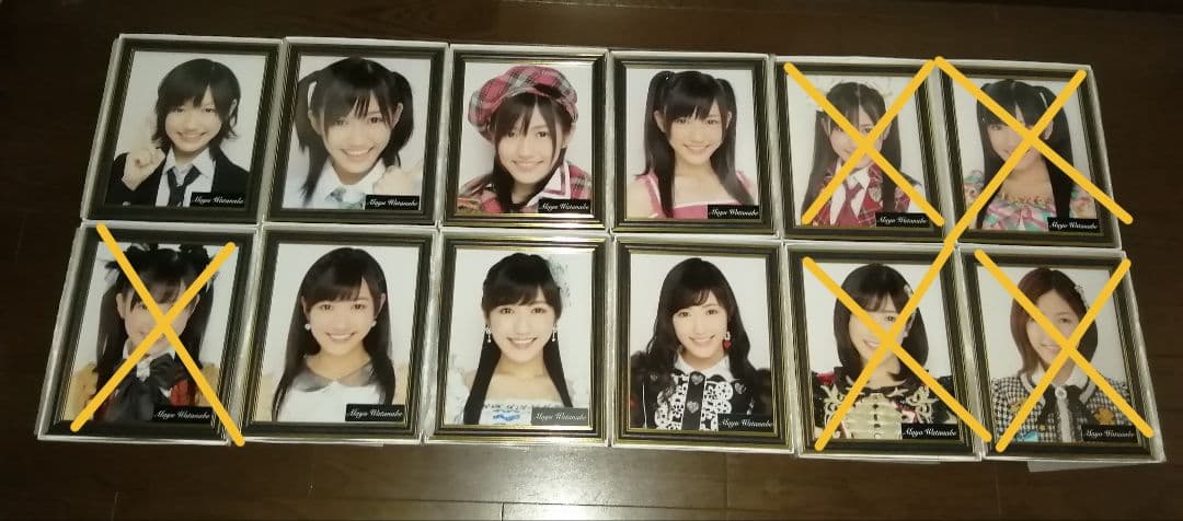 渡辺麻友 壁写真 レプリカ7枚セット