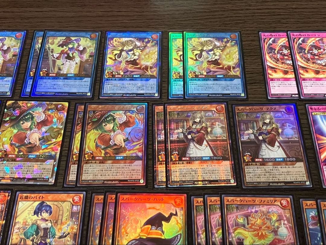 ラッシュデュエル デッキ スパークハーツ - メルカリ