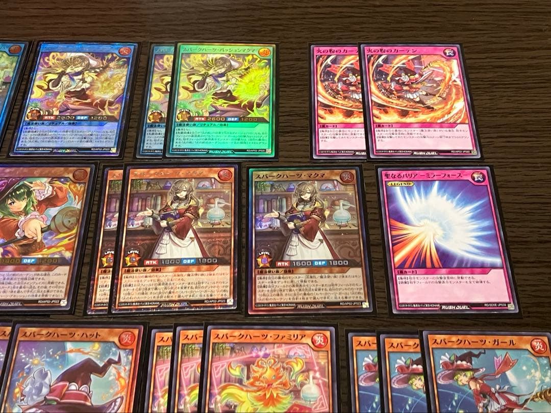 ラッシュデュエル デッキ スパークハーツ - メルカリ