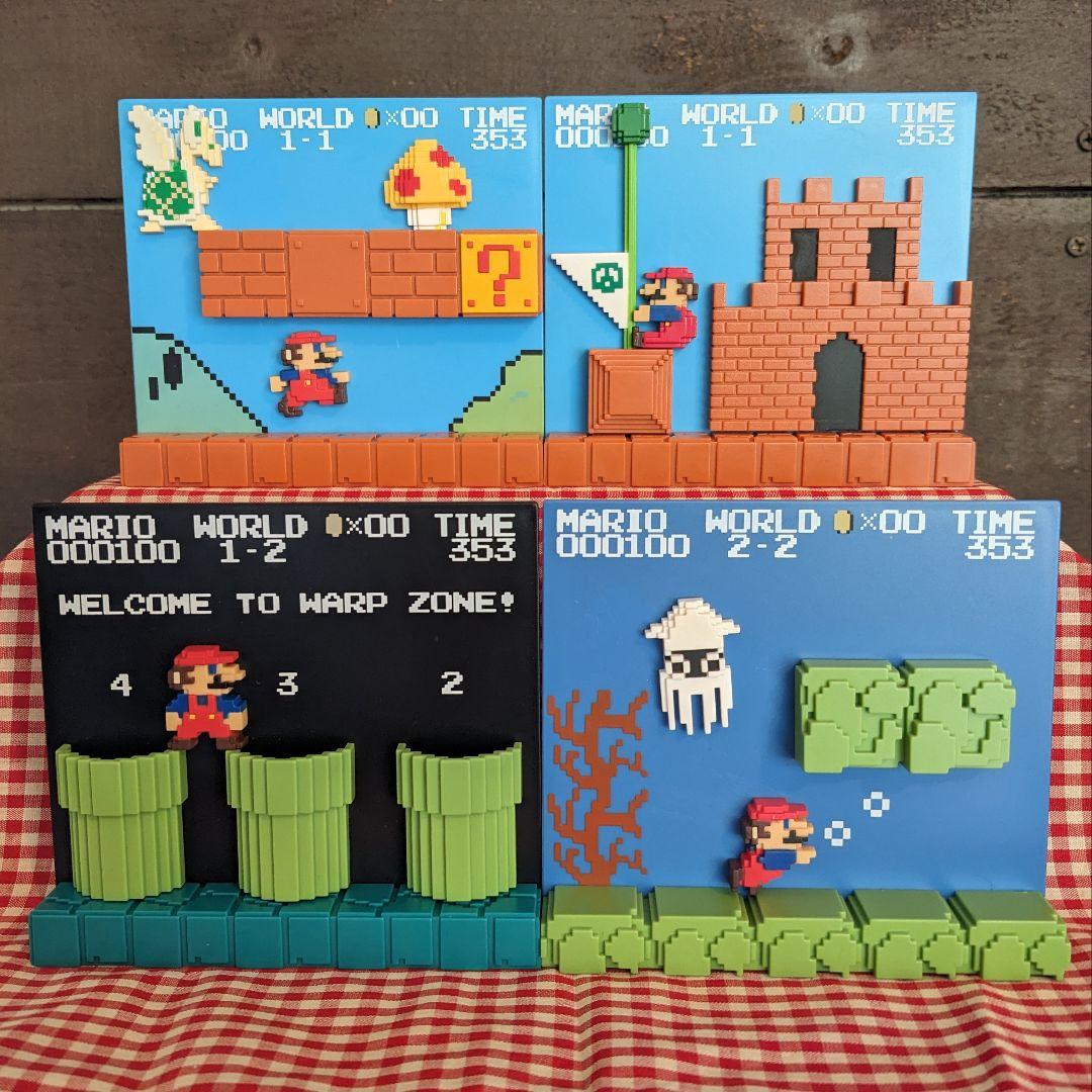 スーパーマリオブラザーズ ステージフィギュア マグネット 4種セット