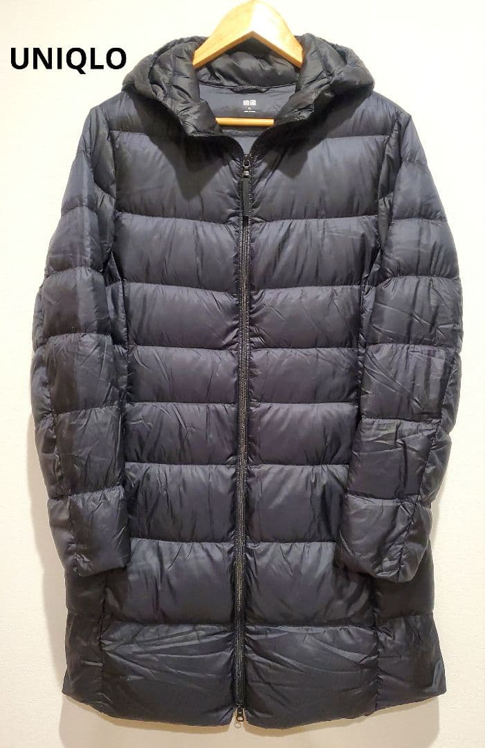 UNIQLO ウルトラライトダウン ロングコート ブラック XL - メルカリ