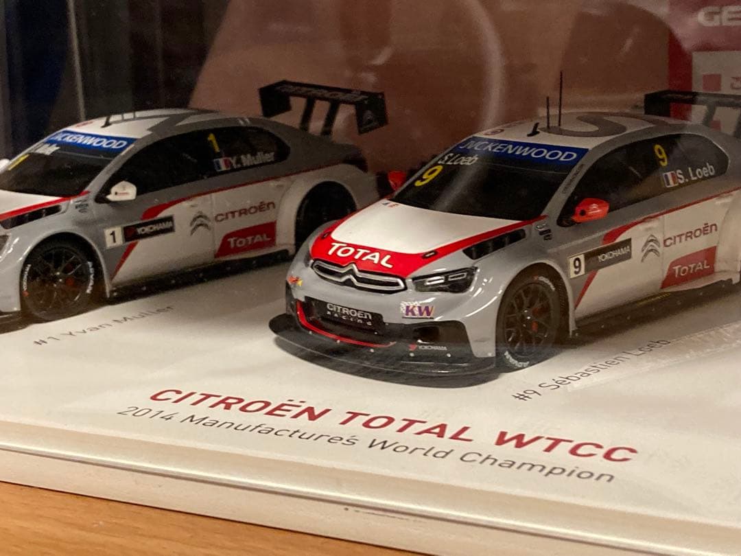 【希少】1/43 spark シトロエン TOTAL WTCC 3台set porsche-961-spark-all-diorama-