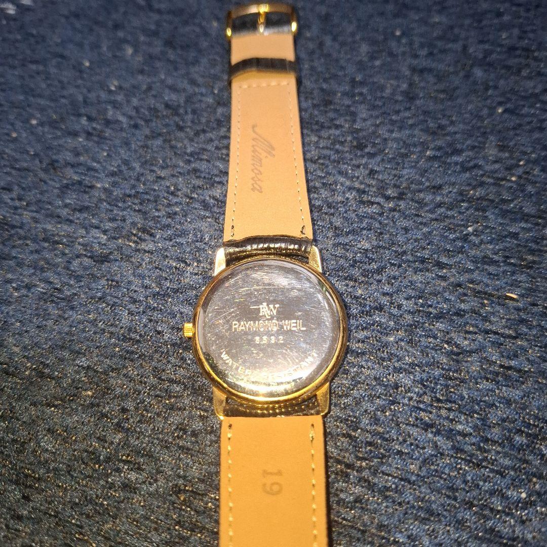 美品 稼働 レイモンドウェイル 5532 ゴールドディト メンズ - メルカリ