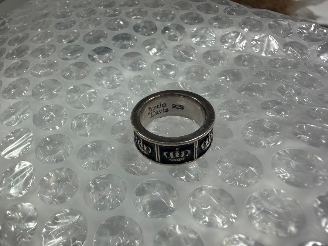 Justin Davis クラウンモチーフリング 925シルバー 9号 - メルカリ