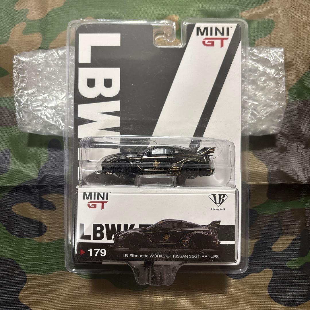 MiNiGT 179 LBシルエットワークスGT 35GT-RR JPS