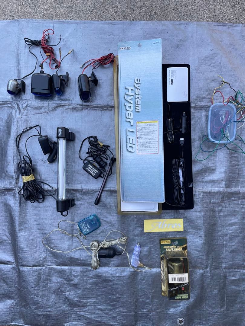 鴨*し様 当時物　90年代　abros ネオン管　サウンドコントローラー　ストロ