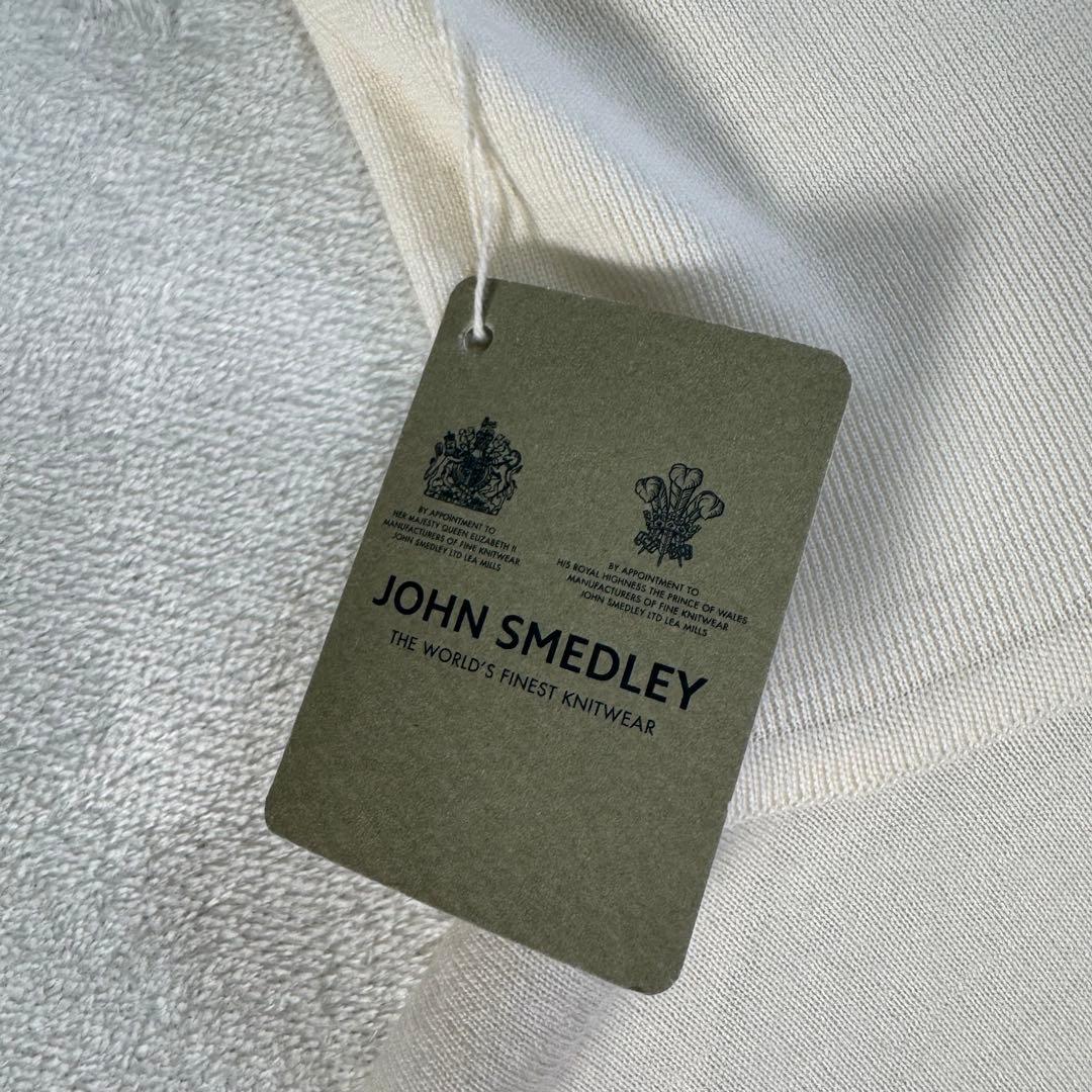 タグ付き未使用 ジョンスメドレー メリノウール タートルネックニット