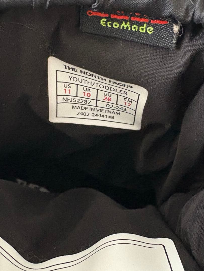 THE NORTH FACE ヌプシ NFJ52287 17.0cm