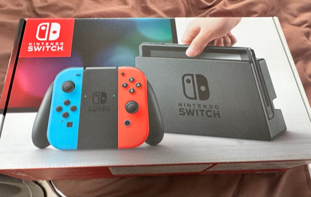 【美品】Nintendo Switch 本体 青オレンジ Joy-Con