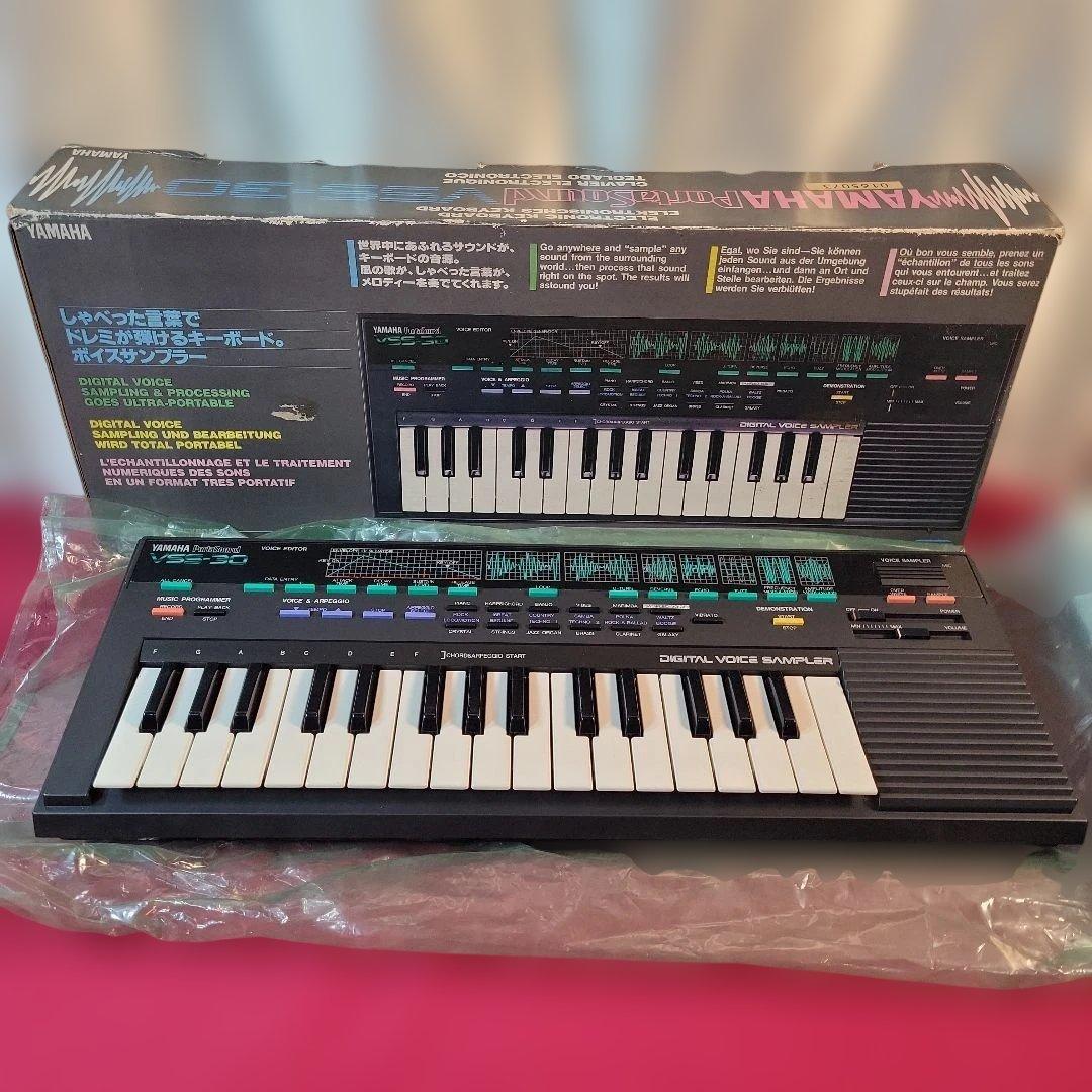 YAMAHA Porta Sound VSS-30元箱付きビンテージ動作品 Yamaha VSS-30 Voice Sampler PortaSound Vintage