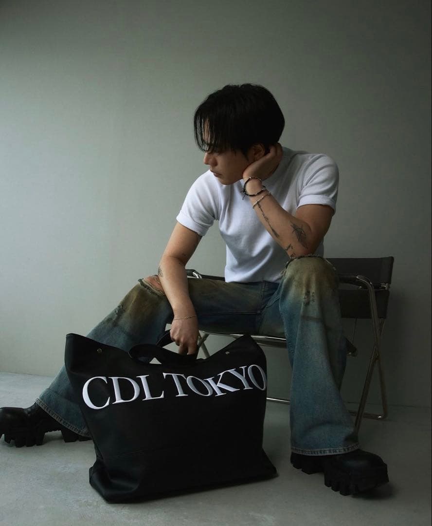 CDL Faux Leather Travel Bag トートバッグ - メルカリ