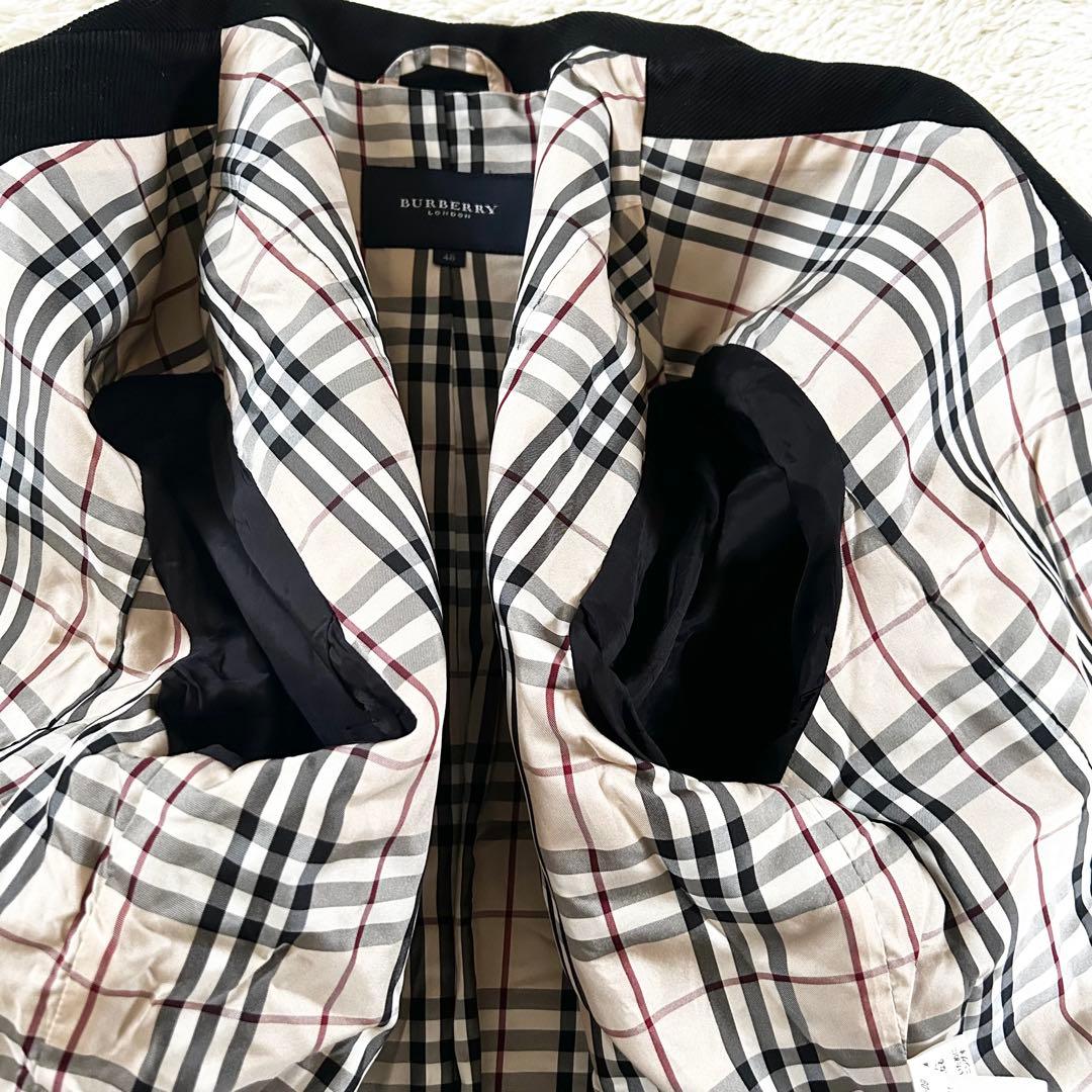 大きいサイズ バーバリーロンドン コーデュロイジャケット 裏地ノバ