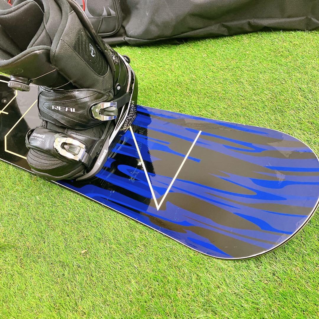 美品キスマークスノーボード・K2ビンディング・セット 151スノーボード