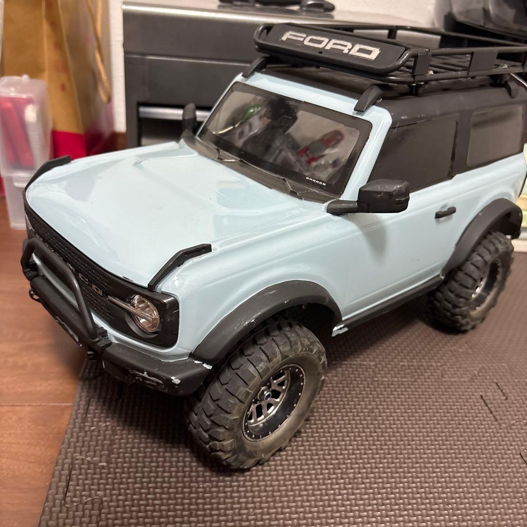 H*A様 タミヤCC02ブロンコ TAMIYA 新商品のCC-02ブロンコ2021】初走行＆初めてのLEDライト配線