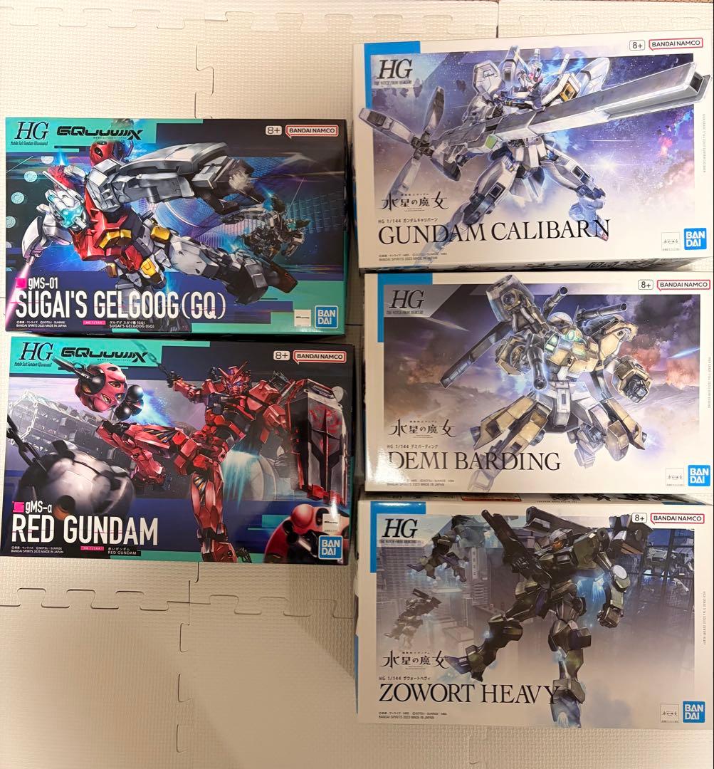 HG ガンプラ5点 まとめ売り