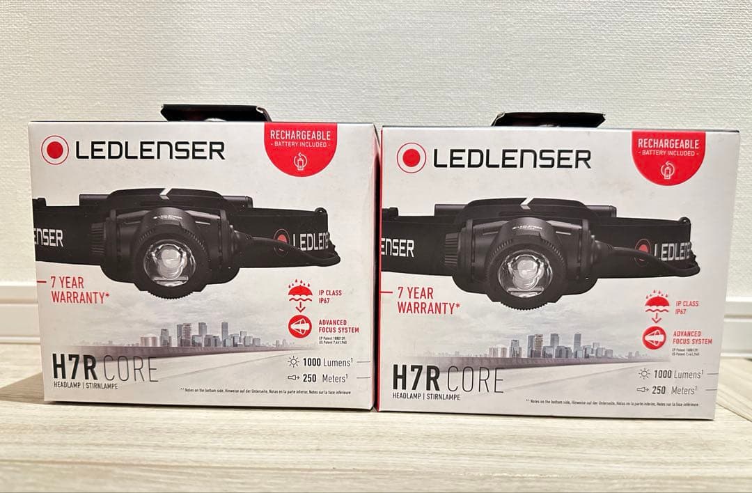 【新品未使用】LEDLENSER H7R Core 2個セット