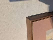 【真作】絵画　小角又次　水彩　剣岳余照　幻想的な朝焼けと雲海　X61