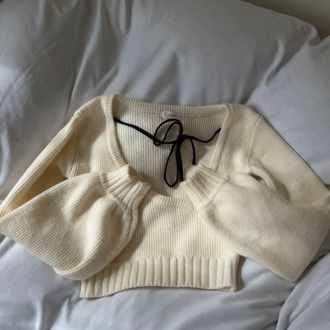 darich ダーリッチ アシメレイヤードニットトップス - メルカリ