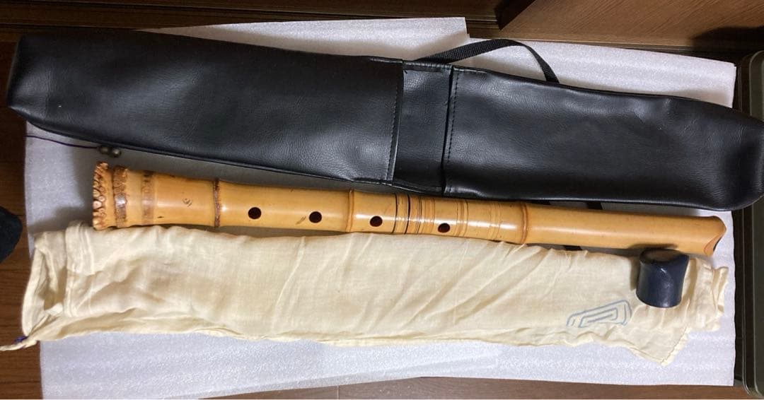 【匿名配送】尺八 八寸管 和楽器 邦楽 管楽器 縦笛
