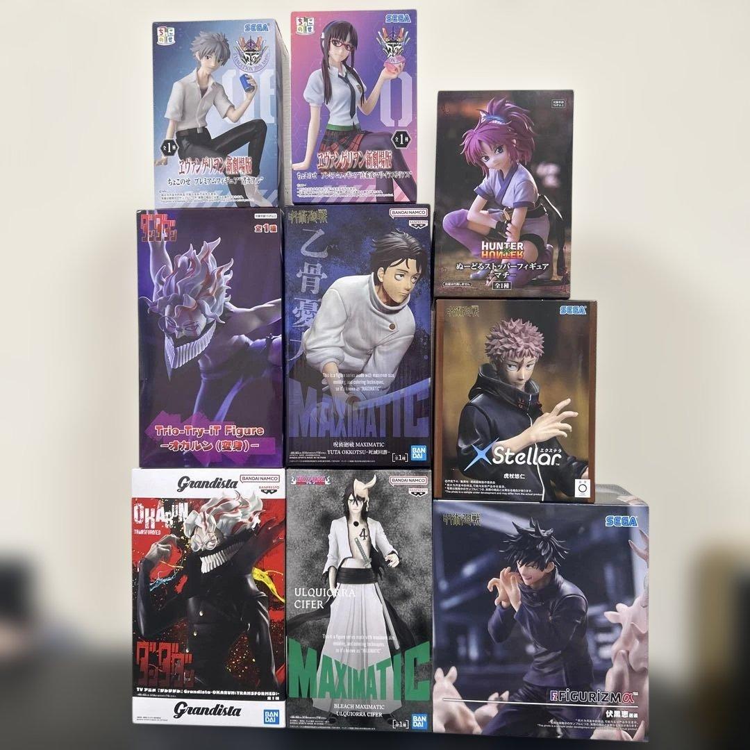 呪術廻戦・エヴァ・ダンダダン 他 フィギュア9点まとめ売り - メルカリ