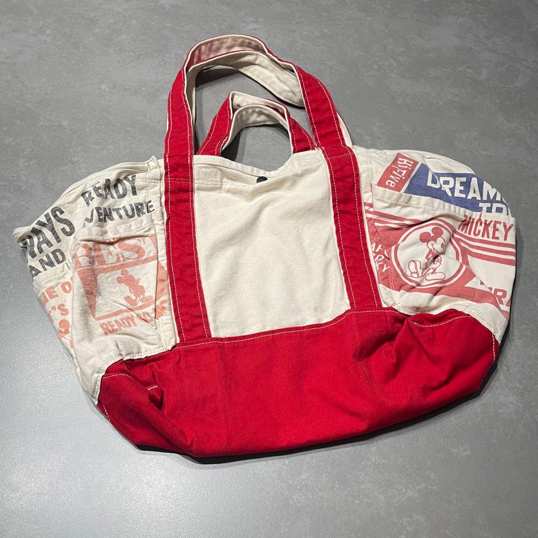 DENIM DUNGAREE デニムダンガリー ミッキー トートバッグ - メルカリ