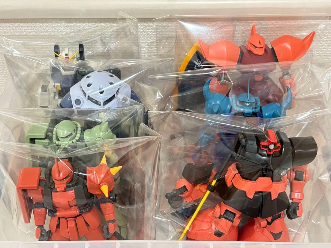 ④難ありジャンクプラモデル ガンプラ・MG ライデン専用ザクⅡ リックドム 他