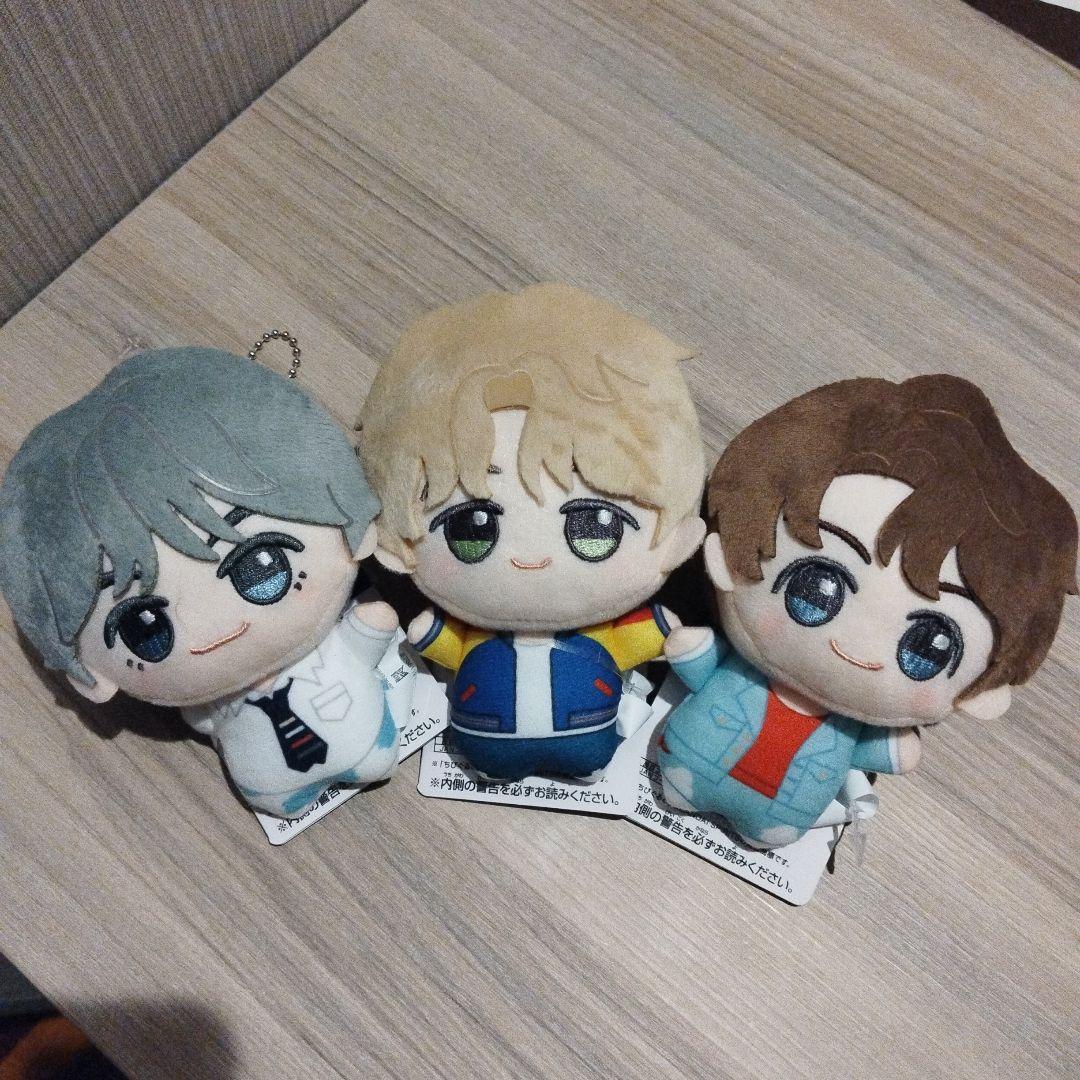 TinyTAN DNA ちびぐるみ ジョングク&テテ&ジミン 3個まとめ - メルカリ