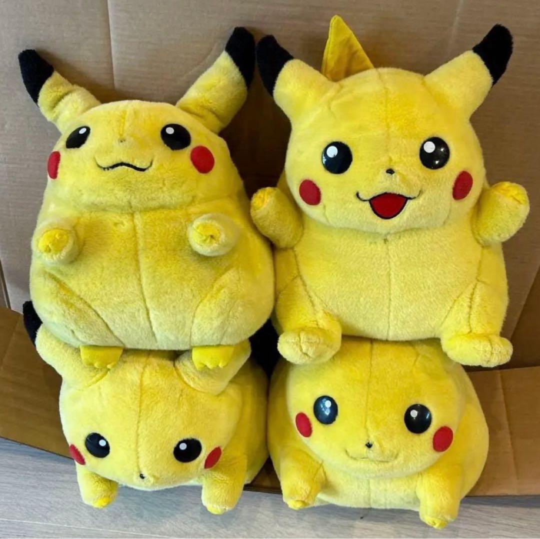 等身大ピカチュウ ぬいぐるみ　4つセット