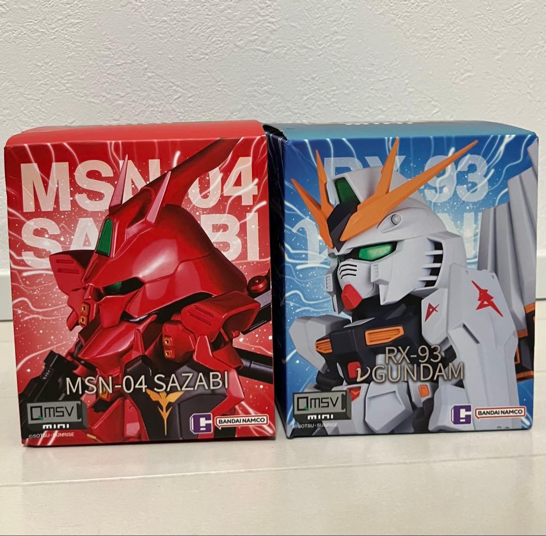 レア☆QMSV RX-93 νGUNDAM MSN-04 SAZABI サザビー