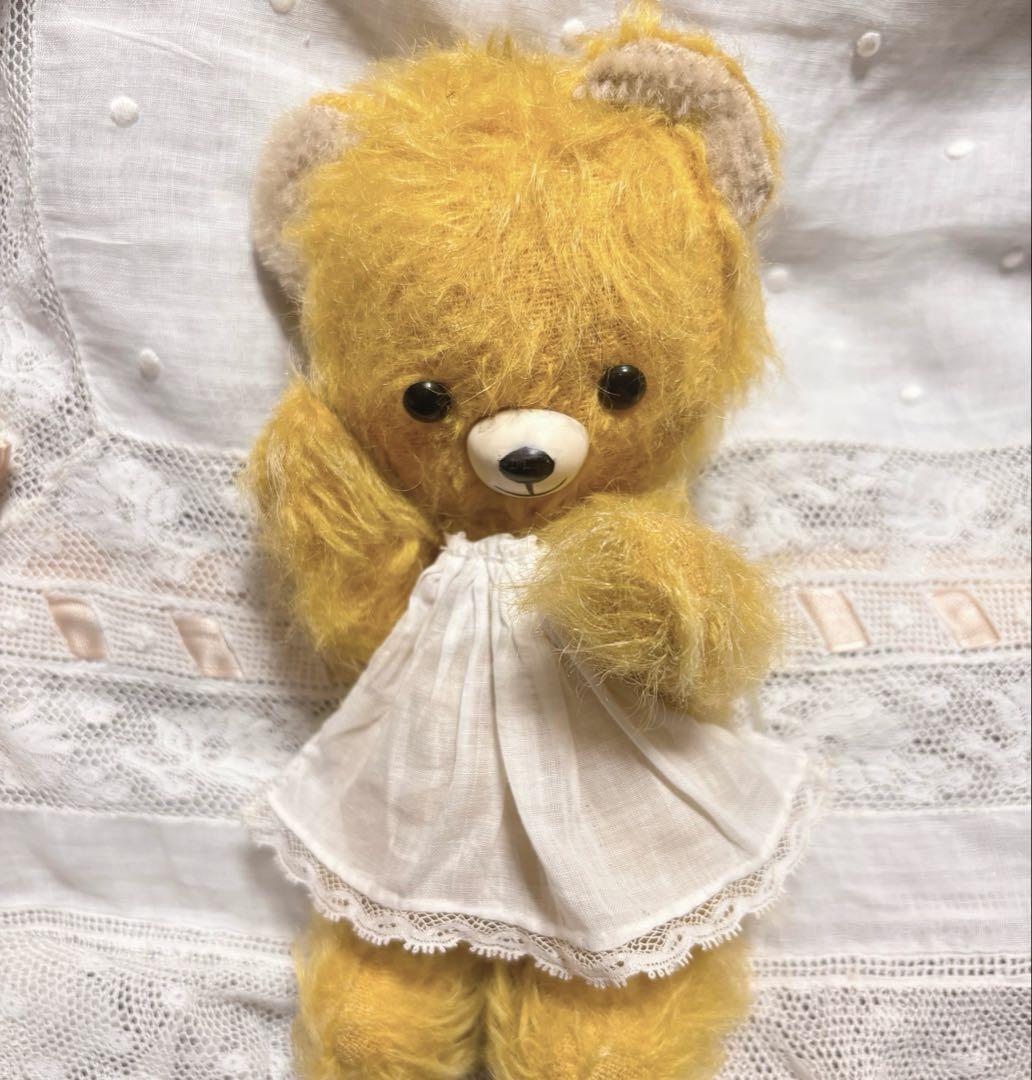 DDRベア　黄色ちゃん　アンティークベア　ヴィンテージベア　ベルリンベア