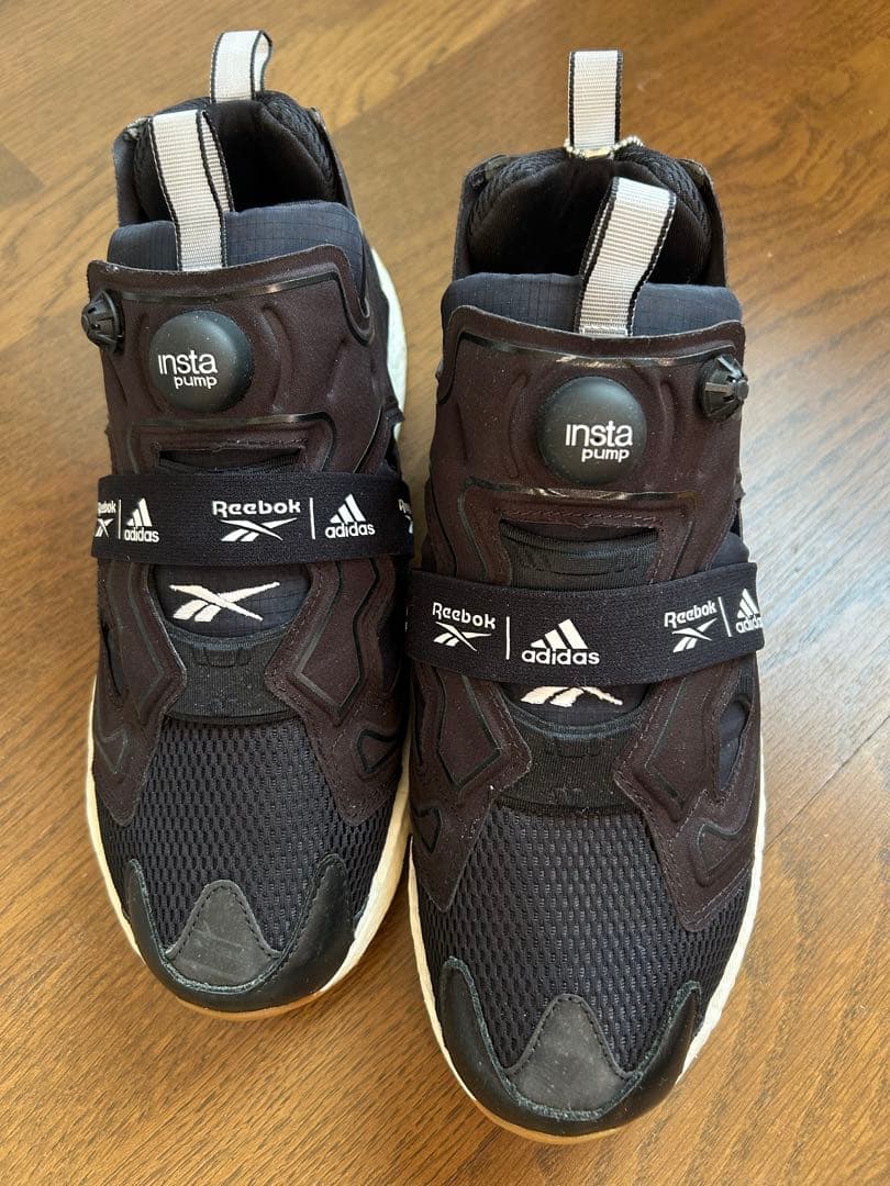 リーボック　アディダス　インスタポンプフューリーブースト 28cm ブラック
