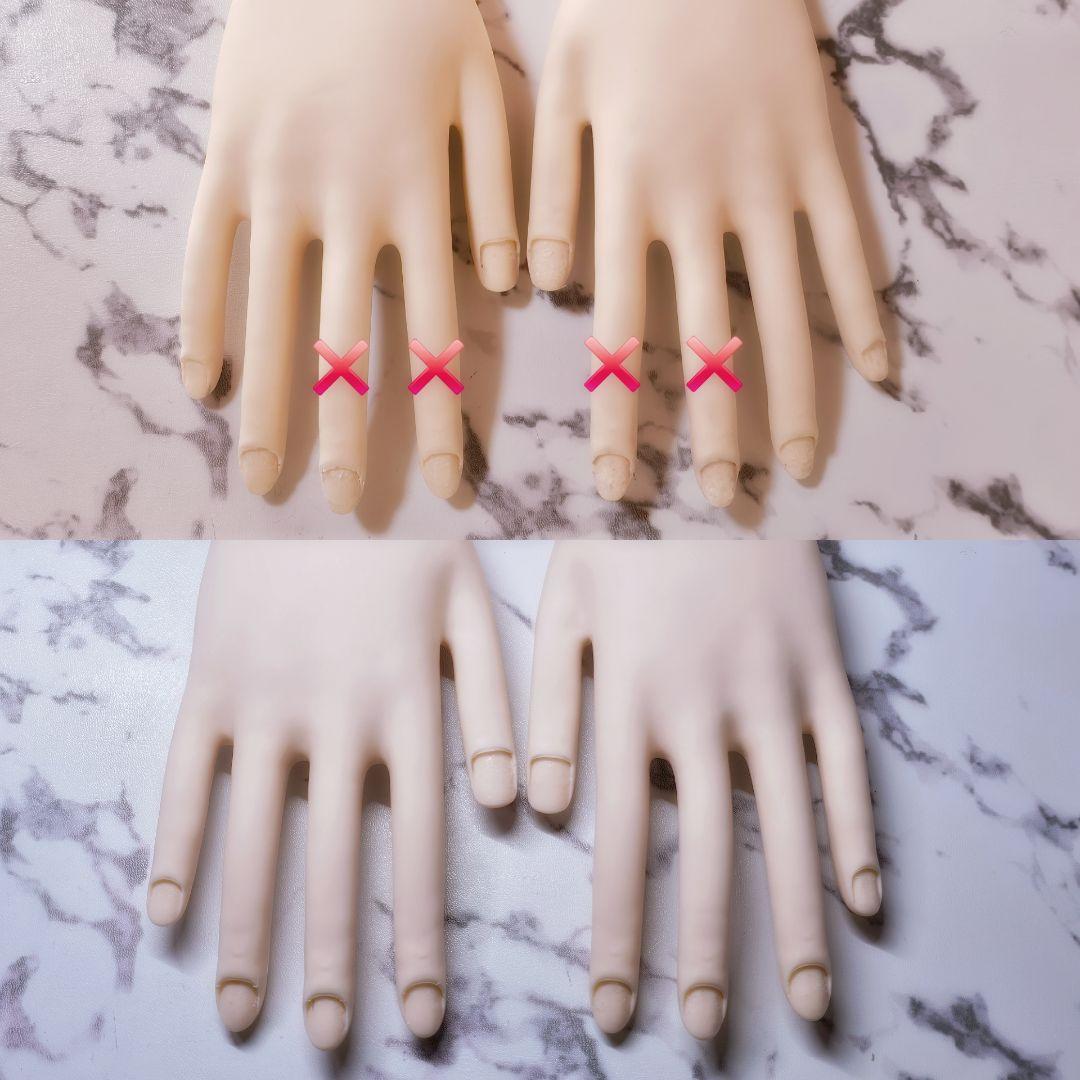 ネイリスト技能検定試験用　JNEC認定モデルハンド 2セット