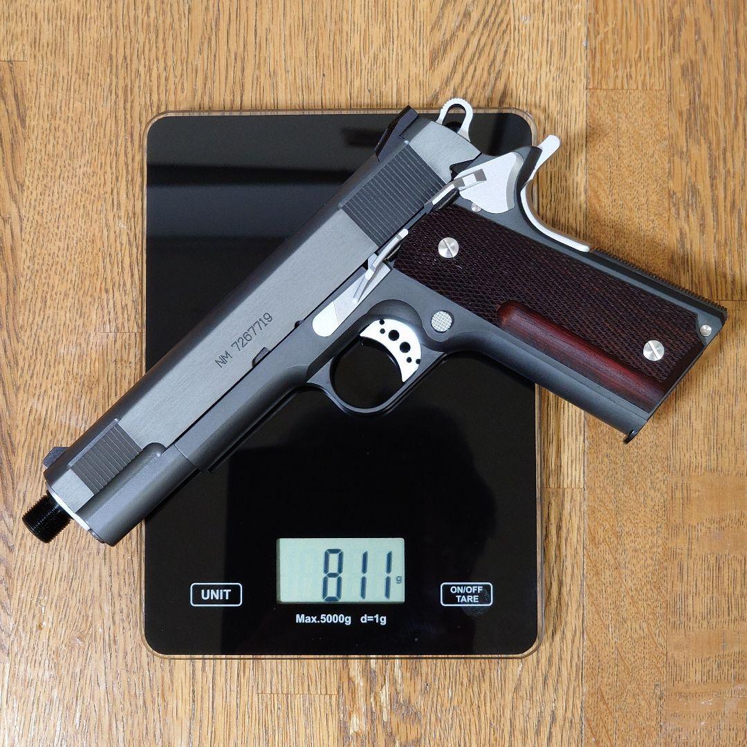 WA スネークマッチ 1911（特注木製グリップ＆ダミーサプレッサー付き）