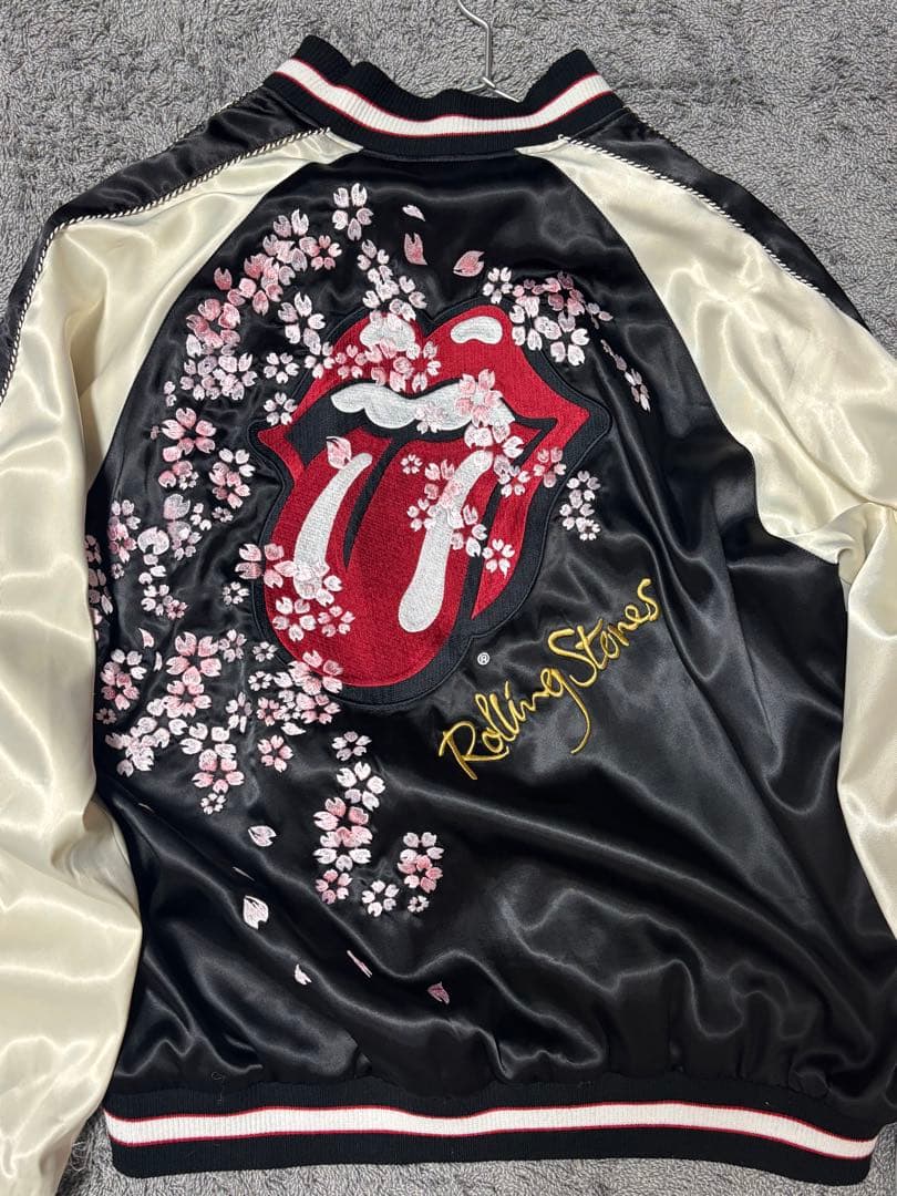 ローリングストーンズ スカジャン リバーシブル