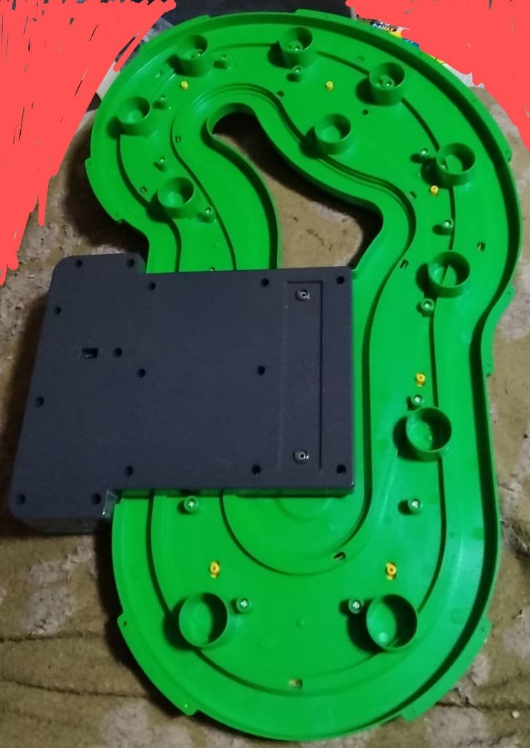 テーマ TOMYおもちゃのフルマラソン中古動作確認動く草3個無い箱スレ傷