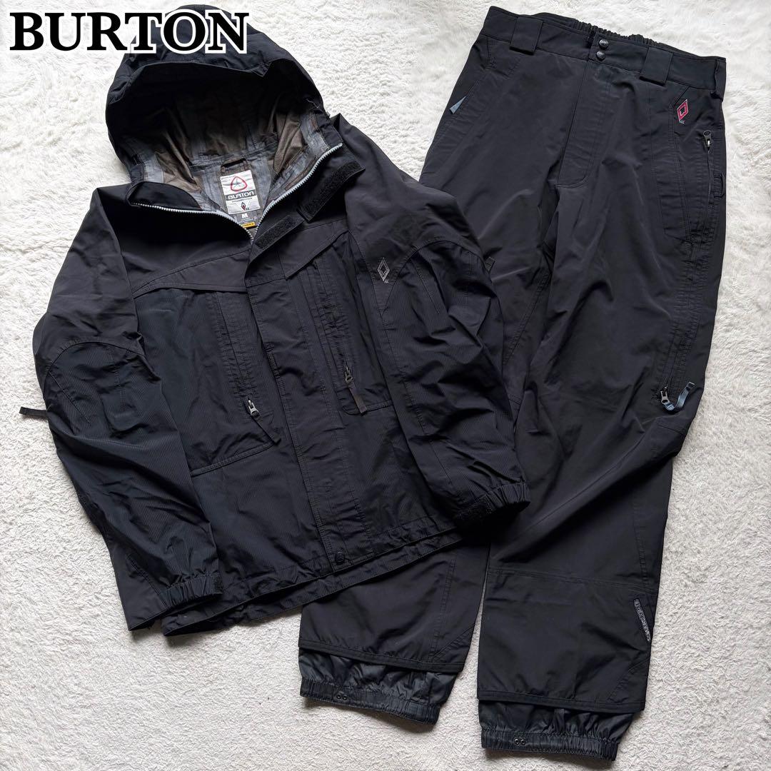 【美品】BURTON スノボ・スキーウェア セットアップ ゴアテックス AK 黒