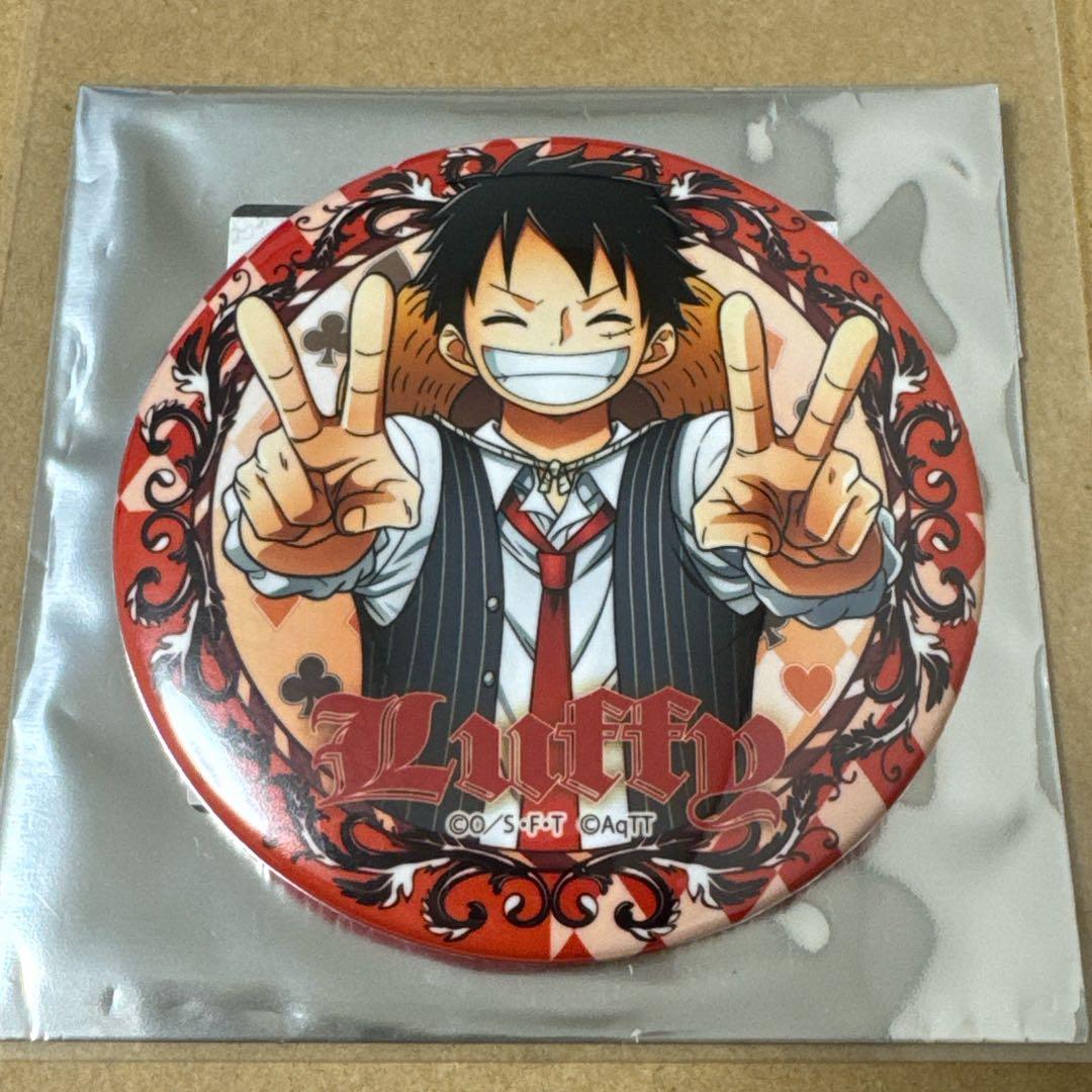 ワンピース 東京ワンピースタワー 4周年 缶バッジ ルフィ - メルカリ