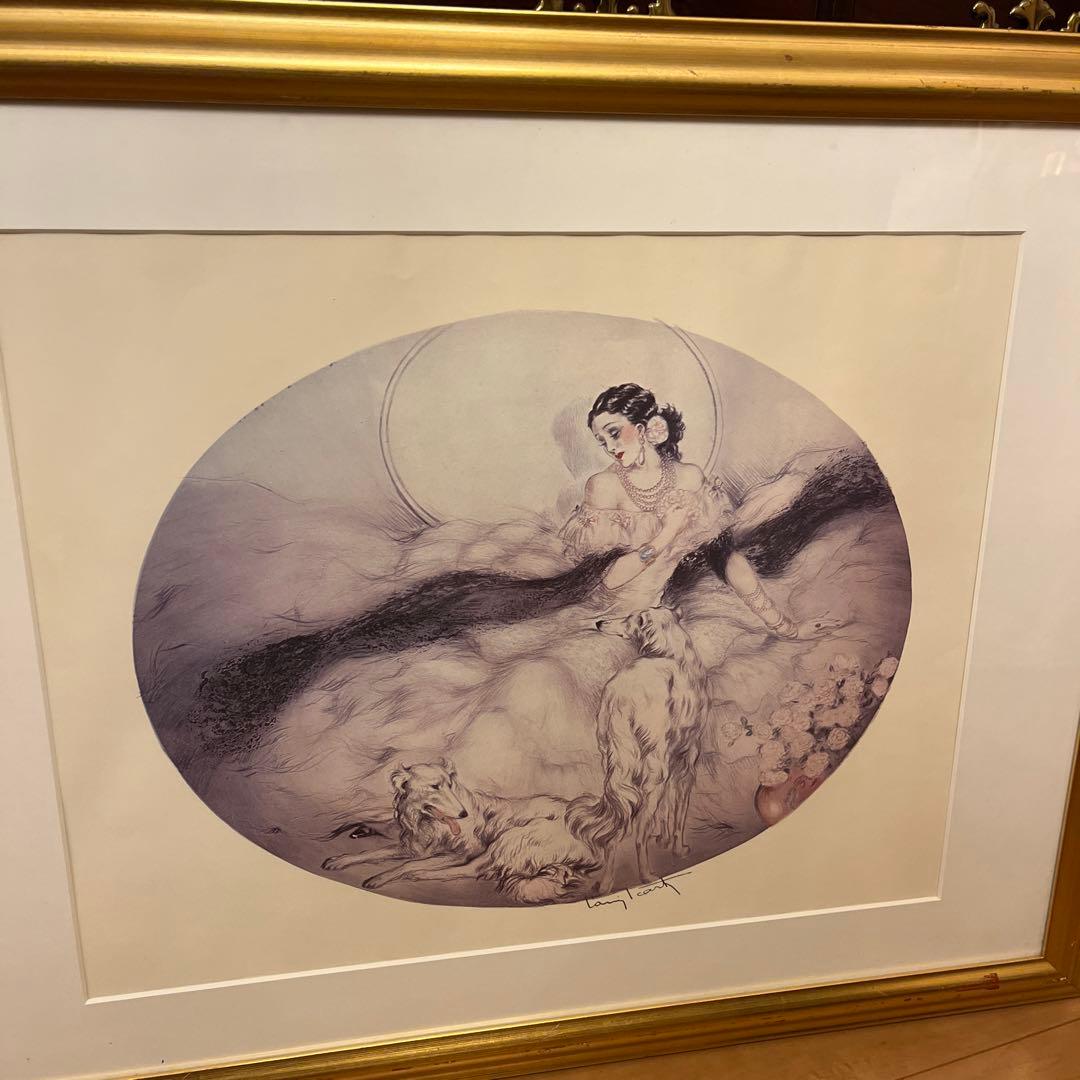 【玲音】アンティーク調壁掛け画《ルイ・イカール》