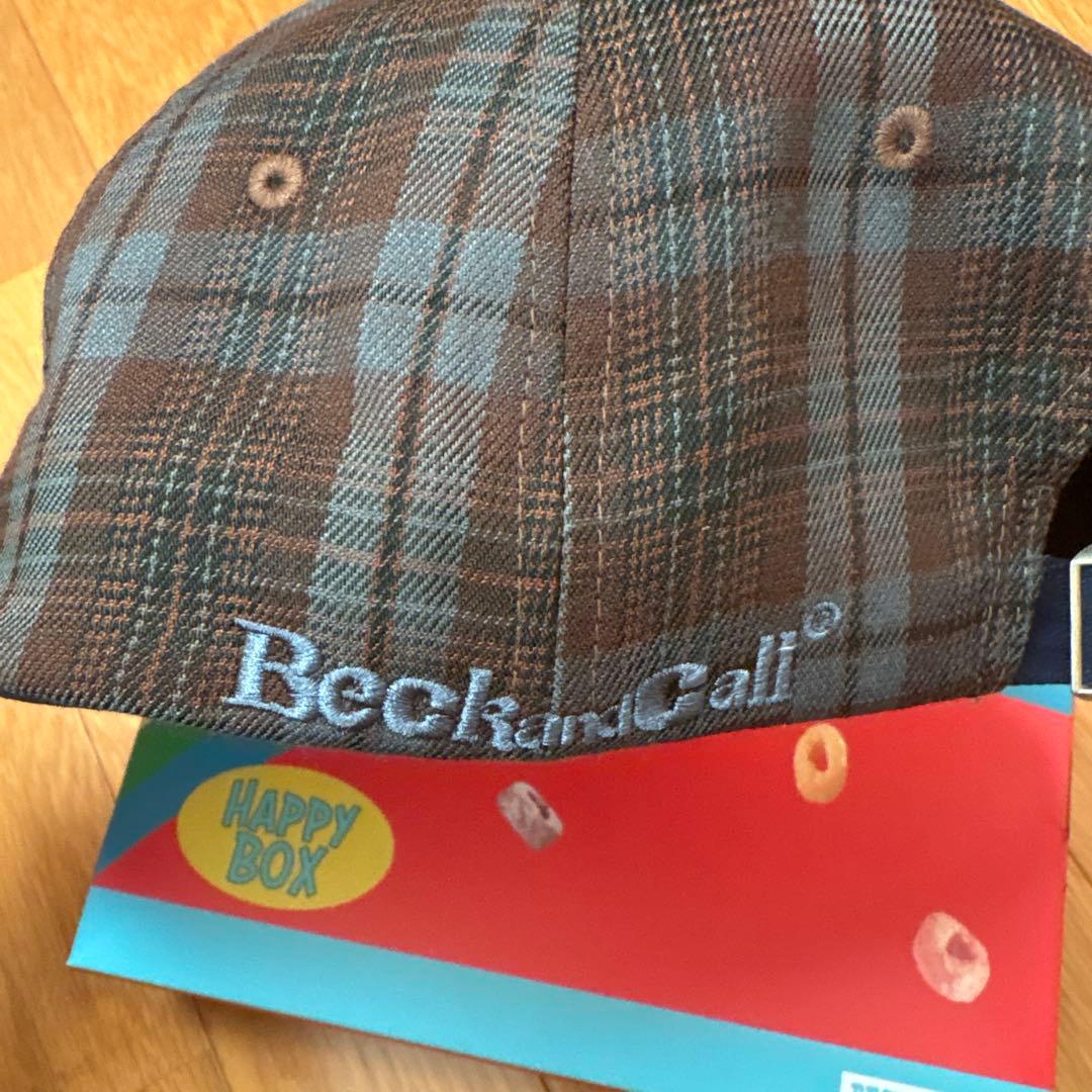 Beck and Call チェック柄キャップ