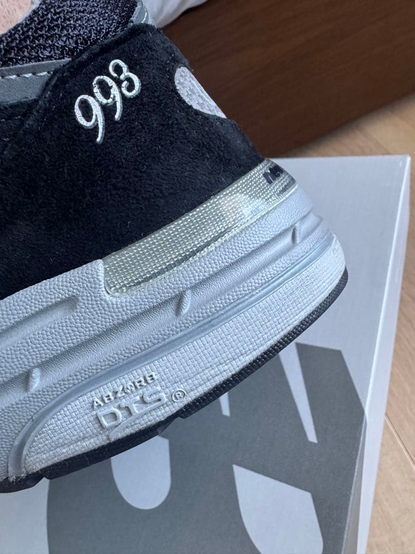 ニューバランス25年復刻 MR993BK 27.5 名古屋ゲートタワー購入品